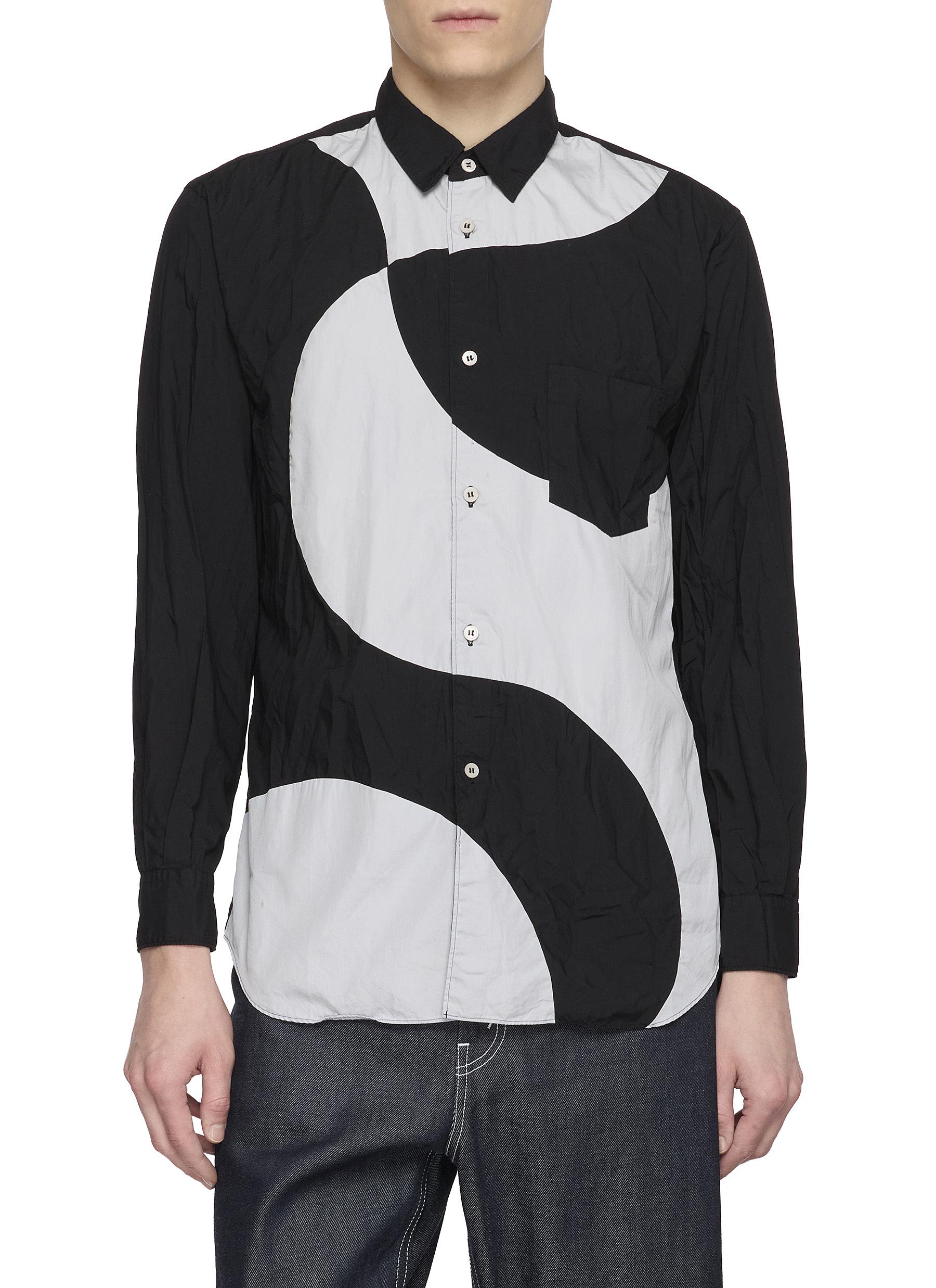 COMME DES GARÇONS SHIRT | Hybrid Swirl Shirt | Men | Lane Crawford