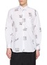 Main View - Click To Enlarge - COMME DES GARÇONS SHIRT - Printed Cotton Poplin Shirt
