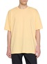 COMME DES GARÇONS SHIRT Oversized Logo Hem Printed Cotton Jersey T-Shirt
