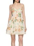 ZIMMERMANN Carousel Corset Silk Linen Mini Dress