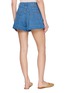Back View - Click To Enlarge - ZIMMERMANN - Tailored Cotton Denim Shorts