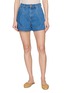 ZIMMERMANN Tailored Cotton Denim Shorts