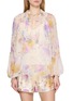 ZIMMERMANN Luna Ruffle Floral Viscose Blouse