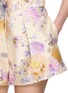  - ZIMMERMANN - Luna Floral Silk Cotton Tuck Shorts