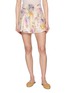 ZIMMERMANN Luna Floral Silk Cotton Tuck Shorts