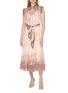 Figure View - Click To Enlarge - ZIMMERMANN - Alchemy Flutter Floral Dress