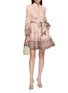 Figure View - Click To Enlarge - ZIMMERMANN - Alchemy Belted Linen Mini Dress