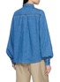 Back View - Click To Enlarge - ZIMMERMANN - Bird Appliqué Denim Shirt