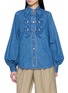 ZIMMERMANN Bird Appliqué Denim Shirt