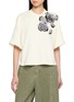 ULLA JOHNSON Cover Flower Embroidered Cotton Top