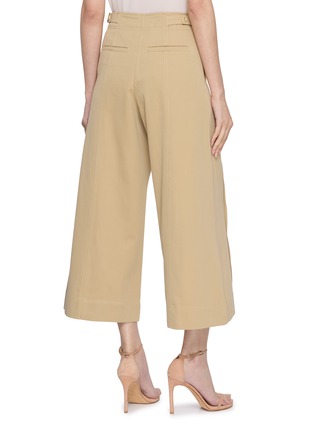 Back View - Click To Enlarge - ULLA JOHNSON - Sascha Cropped Cotton Twill Pants