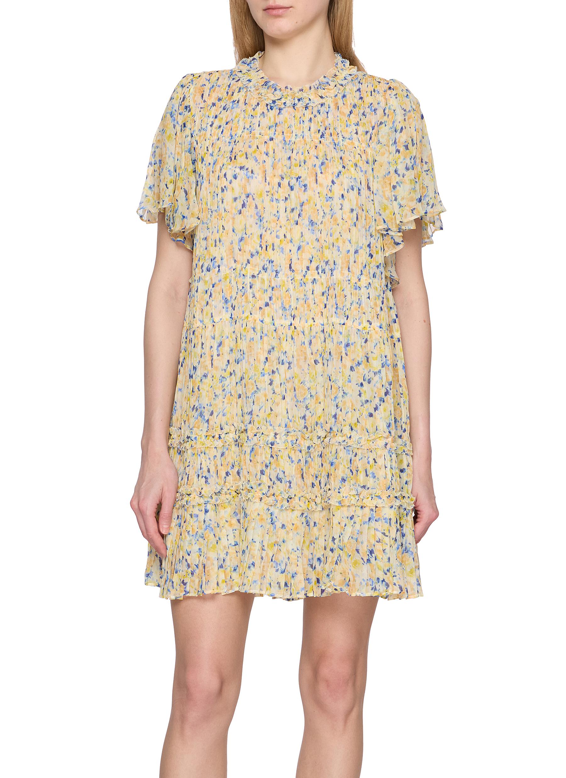 yellow dress and gold shoes Natali Tank A-Line Dress main image 0