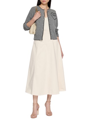 Figure View - Click To Enlarge - ULLA JOHNSON - Brigette Cotton Maxi Skirt