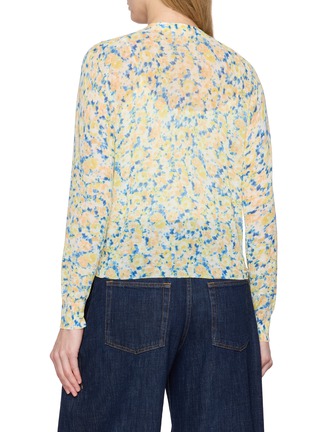 Back View - Click To Enlarge - ULLA JOHNSON - Vivienne Floral Print Cardigan