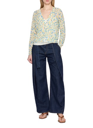 Figure View - Click To Enlarge - ULLA JOHNSON - Vivienne Floral Print Cardigan
