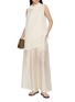 Figure View - Click To Enlarge - THE LAURENT - Athens Front Slit Wide Leg Pants