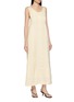 Detail View - Click To Enlarge - THE LAURENT - Avignon Sleeveless Draped Dress
