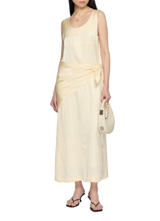 Figure View - Click To Enlarge - THE LAURENT - Avignon Sleeveless Draped Dress