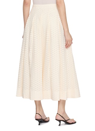Back View - Click To Enlarge - THE LAURENT - Lily Textured A-Line Skirt