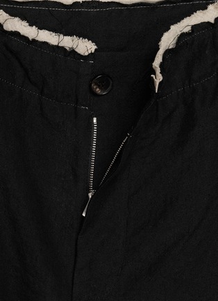  - POST ARCHIVE FACTION - Drifter Single Drawstring Waistband Linen Trousers