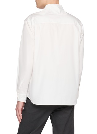 Back View - Click To Enlarge - POST ARCHIVE FACTION - Trim Detail Cotton Shirt