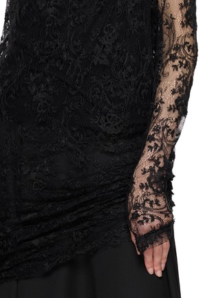  - MARC LE BIHAN - Ruched Lace Top