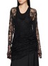 MARC LE BIHAN Ruched Lace Top