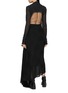 Figure View - Click To Enlarge - MARC LE BIHAN - Asymmetrical Sheer Hem Maxi Skirt