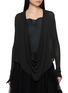 MARC LE BIHAN Cowl Neck Layered Long Sleeve Top