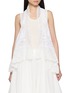 MARC LE BIHAN Asymmetrical Lace Vest