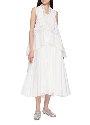 Figure View - Click To Enlarge - MARC LE BIHAN - Gathered Midi Skirt
