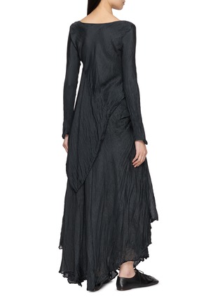 Back View - Click To Enlarge - MARC LE BIHAN - Straight Neck Asymmetrical Top
