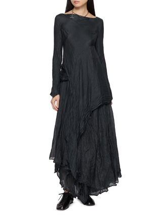 Figure View - Click To Enlarge - MARC LE BIHAN - Straight Neck Asymmetrical Top