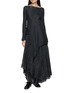 Figure View - Click To Enlarge - MARC LE BIHAN - Straight Neck Asymmetrical Top