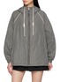 MO&CO. Gingham Drawstring Jacket
