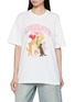 MO&CO. Liberate Cat Bouquet Print Cotton T-Shirt