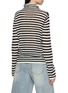 Back View - Click To Enlarge - MO&CO. - Striped Turtleneck Sweater