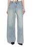 MO&CO. Light Wash Wide Leg Jeans