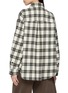 Back View - Click To Enlarge - MO&CO. - Checkered Long Sleeve Shirt