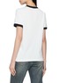 Back View - Click To Enlarge - MO&CO. - Free Rein Printed Cotton T-Shirt