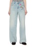 MO&CO. Horse Charm Print Light Wash Jeans
