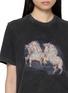  - MO&CO. - Horse Printed Cotton T-Shirt
