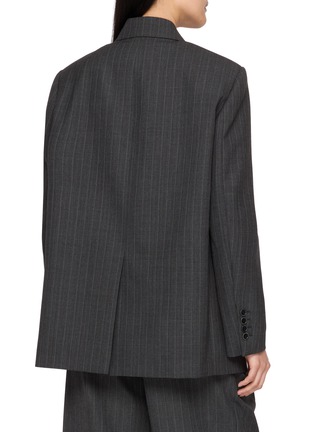Back View - Click To Enlarge - MO&CO. - Pinstripe Blazer
