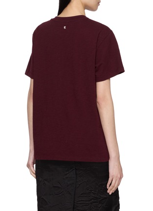 Back View - Click To Enlarge - MO&CO. - Love Horse Printed Cotton T-Shirt