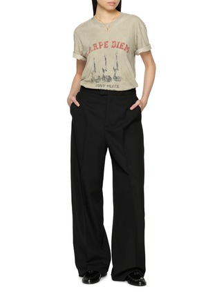 Figure View - Click To Enlarge - NOIR - Carpe Diem Guitar Print Cotton T-Shirt