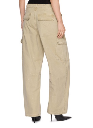 Back View - Click To Enlarge - NOIR - Cotton Cargo Pants