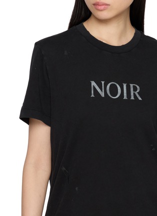  - NOIR - Noir Logo Print Crewneck T-Shirt
