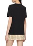 Back View - Click To Enlarge - NOIR - Noir Logo Print Crewneck T-Shirt