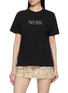 NOIR Noir Logo Print Crewneck T-Shirt