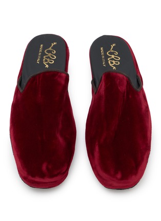 Detail View - Click To Enlarge - C.R.B. - Grosgrain Trim Slippers